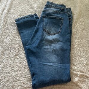 Fashion Nova Blue Skinny Jeans